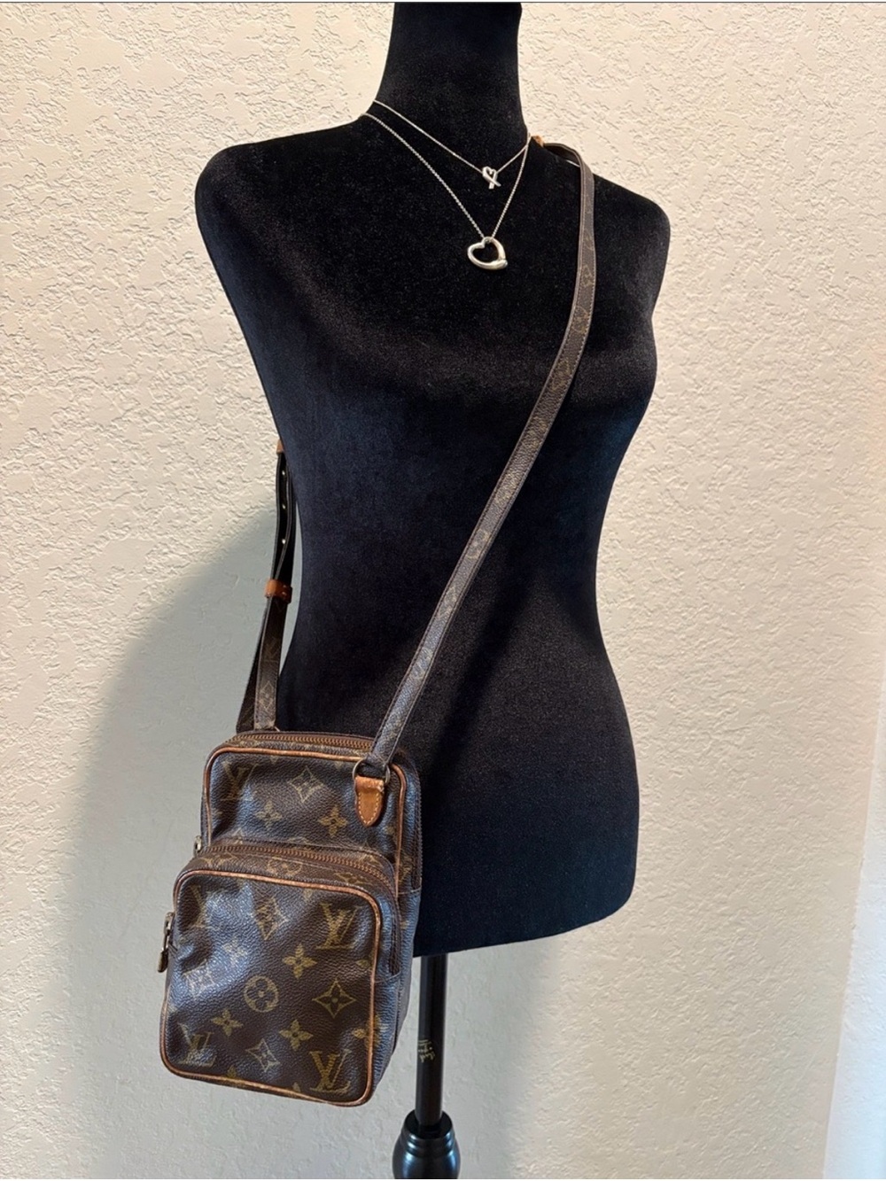 Louis Vuitton 872TH Mini Amazon Brown Monogram LV Shoulder Bag